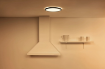 Plafoniera LED smart neagra WiZ Connected SuperSlim Round 22W 2450lm Tunable White