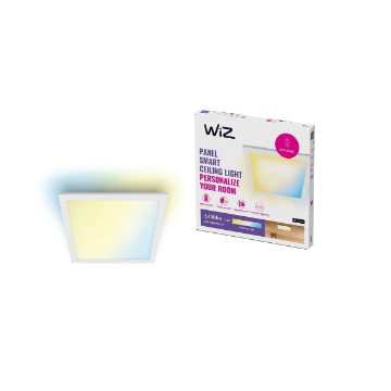 Plafoniera LED smart alba WiZ Connected SuperSlim Square 36W 3400lm Tunable White