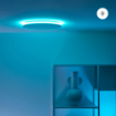 Plafoniera LED smart alba WiZ Connected Rune Round 21W 2100lm RGBW