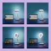 Veioza LED WiZ Connected Portrait Desk 10W 600lm Tunable White