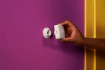 Senzor de miscare inteligent WiZ Connected alb Wireless 3m IP20
