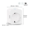 Smart Plug WiZ Connected Powermeter 2300W IP20 BT WIFI
