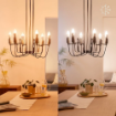 Set 3 becuri LED Philips Smart E14 C37 4.9W 470lm Tunable White