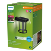 Lampa solara Philips Camill Round Black-Clear senzor miscare 1.4W 3000k 250lm IP44