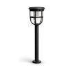 Stalp iluminat solar Philips Radii Round Black 1.3W 250lm 3000k IP44