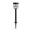 Stalp iluminat solar Philips Radii Round Black 1.3W 250lm 3000k IP44