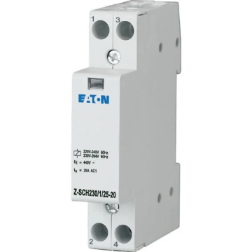 Contactor modular Eaton 25A IP40 1M 2NO Z-SCH230-1-25-20 120853