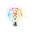 Bec LED Nita Smart Filament WIFI Bluetooth G95 5W E27 400lm RGBW