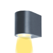 Spot Starke PT perete rotund 1xGU10 max35W gri 80x65x75mm