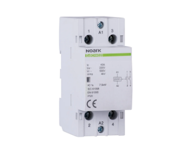 Contactor modular Noark 40A 2 contacte NO-NC 2P 102416