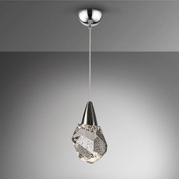 Pendul LED Schuller Aquaria Chrome 4W 3000k 157018