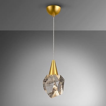 Pendul LED Schuller Aquaria Matte Gold 4W 3000k 157025