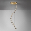 Lustra LED Schuller Aquaria Matte Gold 12x4W 3000k 157322