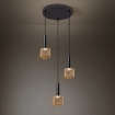 Lustra LED Schuller Sincro Black-Gold 3x5W 3000k 175470