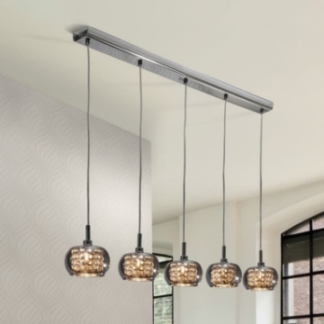 Lustra LED Schuller Arian Transparent 5x6W 3000k 193539