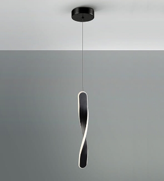 Pendul LED Schuller Twist Black 11W 3000k 219640