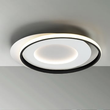 Plafoniera LED Schuller Limbos Matte White-Black 40W 3000k 245142