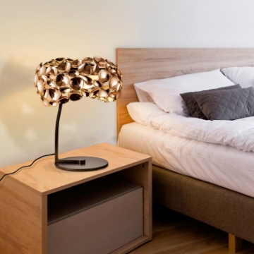 Veioza LED Schuller Narisa Rose Gold 3x6W 3000k 266544N