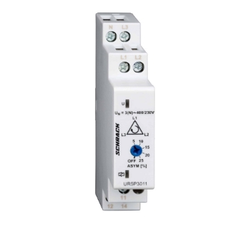 Releu de supraveghere Schrack tensiune simetrie si succesiune 3 faze 1C 230V/400V-AC UR5P3011