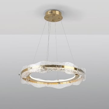 Lustra LED Schuller Lira Gold dimabil 42W 3000k 294683D