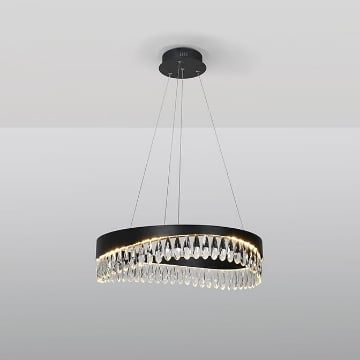 Lustra LED Schuller Selene Matte Black 30W 3000k 294720