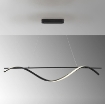 Lustra LED Schuller Boa Matte Black 26W 3000k 307529