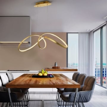 Lustra LED Schuller Lia Gold 32W 3000k 328326