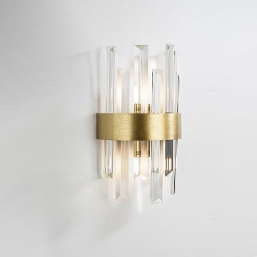 Aplica LED Schuller Grace Gold-Clear 8W 3000k 365093
