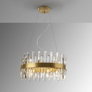 Lustra LED Schuller Grace Gold-Clear 14x4W 3000k 365277