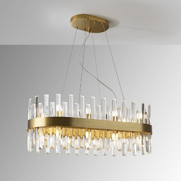Lustra LED Schuller Grace Gold-Clear 20x4W 3000k 365369