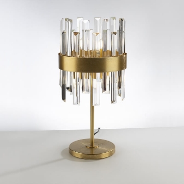 Veioza LED Schuller Grace Gold-Clear 6x4W 3000k 365437