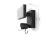 Camera supraveghere video cu proiector LED RGBW Philips Hue Secure Wireless IR White and Color Ambiance 1080P IP65