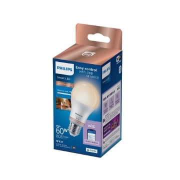 Bec LED Philips Smart E27 A60 8W 806lm Tunable White
