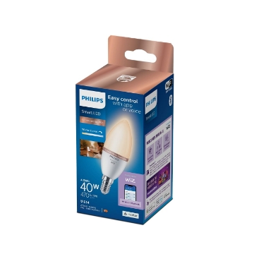 Bec LED Philips Smart E14 C37 4.9W 470lm Tunable White