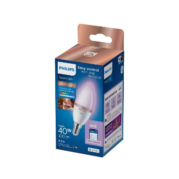 Bec LED Philips Smart E14 C37 4.9W 470lm Full Color