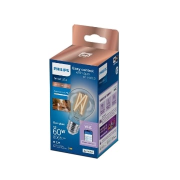 Bec LED Philips Smart Filament E27 A60 7W 806lm Tunable White