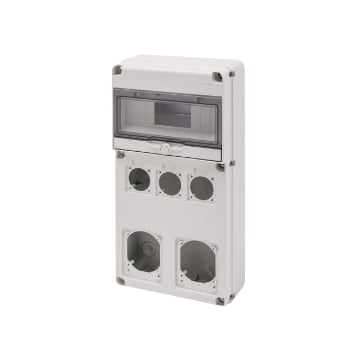 Tablou organizare santier Gewiss 10 Module 3 prize 16A 50x50 IP67 GW68027N