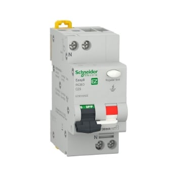 Siguranta automata diferentiala Schneider 1P+N 25A 30mA C 4.5kA IP20 EZ9D32625