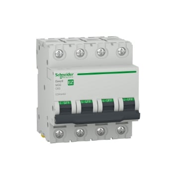 Siguranta automata Schneider 4P 63A C 4.5kA IP20 EZ9F32463