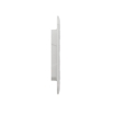 Suport fixare plastic Noua Unica 3 module 1 post alb