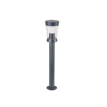 Stalp iluminat solar Rabalux Angers Grey 3W 4000k 300lm 3.7V 2000mAh senzor lumina 77038