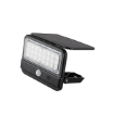 Lampa solara Rabalux Flaxton Black 7W 4000k 700lm 3.7V 3000mAh senzor lumina 77040