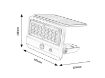 Lampa solara Rabalux Flaxton White 7W 4000k 700lm senzor miscare 77090