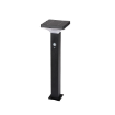 Stalp iluminat solar Rabalux Geleen Black-White 4W 3000k 400lm 3.7V 2200mAh senzor miscare 77045