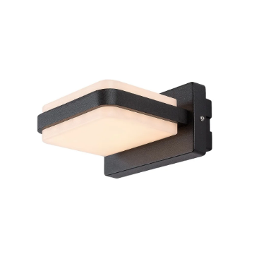Aplica LED exterior Rabalux Gendt Black 12W 3000k 800lm IP44 77061