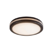 Plafoniera LED exterior Rabalux Indre Black-White 28W 3000-6500k 2450lm IP54 77035