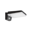 Lampa solara Rabalux Lasset Black 4.4W 4000k 200lm 3.7V 2200mAh senzor miscare 77078