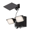 Lampa solara Rabalux Leszno Black 10W 4000k 800lm senzor miscare 77091