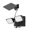 Lampa solara Rabalux Leszno Black 10W 4000k 800lm senzor miscare 77091