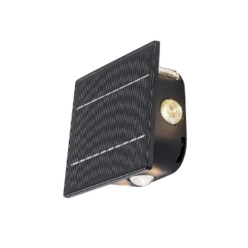 Lampa solara Rabalux Emmen Black 0.5W 3000-6000k 50lm senzor miscare 77034
